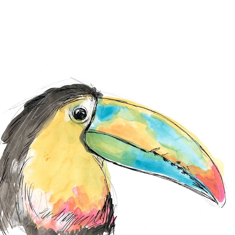 Picture of TROPICAL BIRD PORTRAIT II