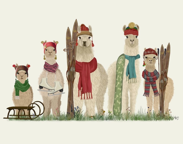 Picture of LLAMA FAMILY WINTER SPORTS