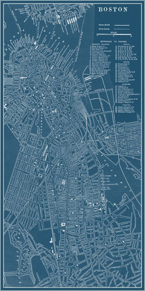 Picture of GRAPHIC MAP OF BOSTON