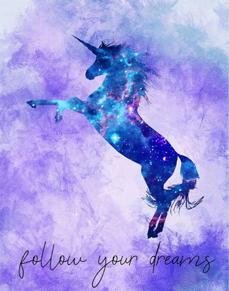 Picture of FOLLOW YOUR DREAMS UNICORN PURPLE