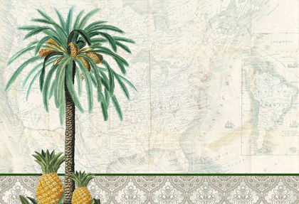 Picture of TROPIC PALM MAP