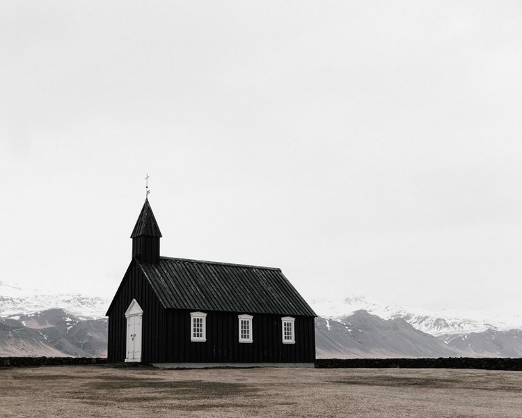 Picture of CHRUCH AND MOUNTAINS