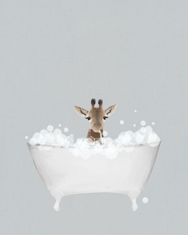 Picture of GIRAFFE BLUE BATH