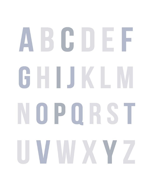 Picture of BLUE RAINBOW ALPHABET