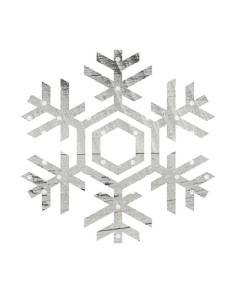 Picture of WOODEN SNOWFLAKE POLKA 2