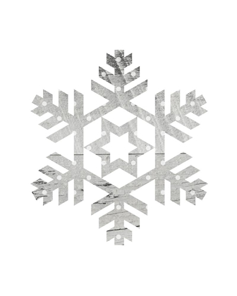 Picture of WOODEN SNOWFLAKE POLKA 3