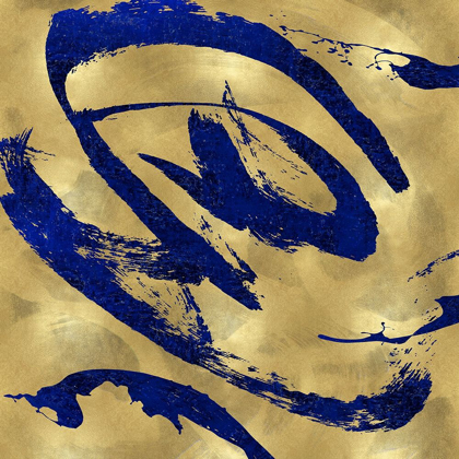 Picture of FEISTY BLUE ON GOLD