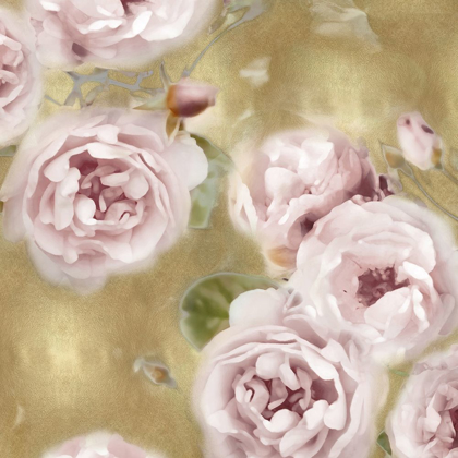 Picture of ROSES ON GOLD II