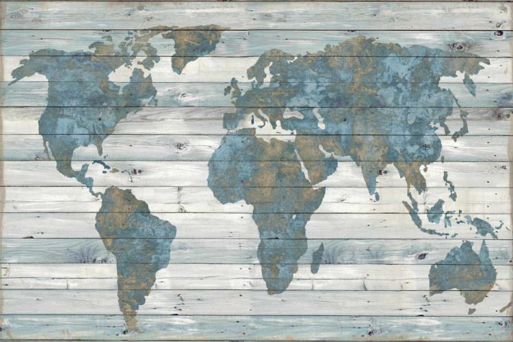 Picture of WORLD ON WOOD