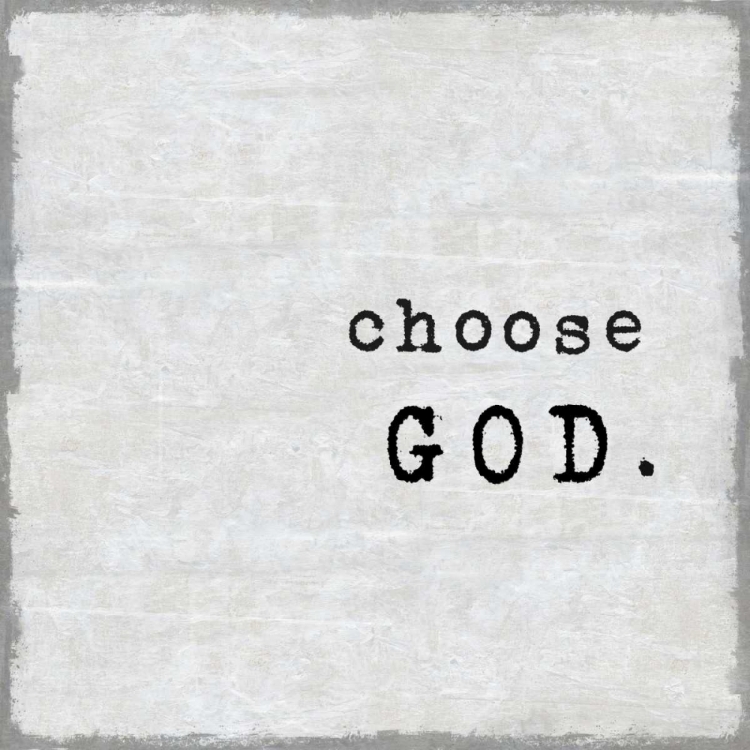 Picture of CHOOSE GOD