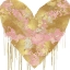 Picture of BIG HEARTED PINK AND GOLD