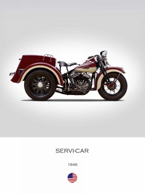 Picture of HARLEY DAVIDSON SERVI CAR 1946