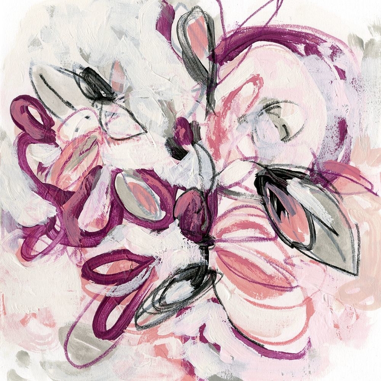 Picture of FUCHSIA FLORAL I