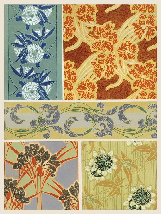 Picture of ART DECO FLORALS IX