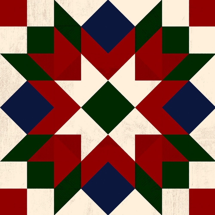 Picture of CHRISTMAS BARN QUILT IV