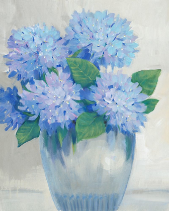 Picture of BLUE HYDRANGEAS IN VASE II