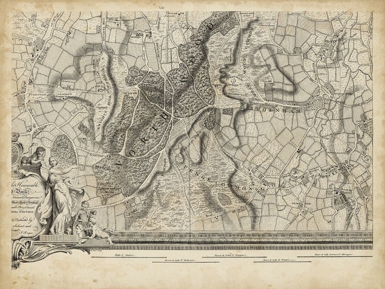 Picture of MAP OF LONDON GRID XV