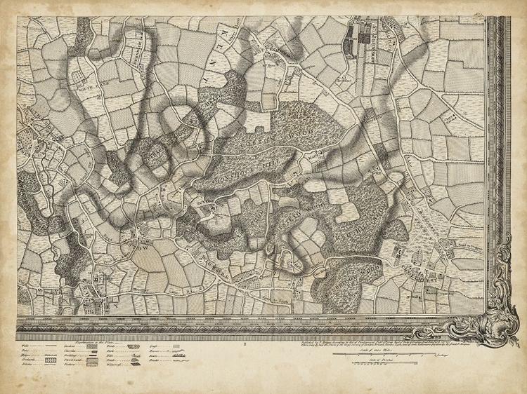 Picture of MAP OF LONDON GRID XVI