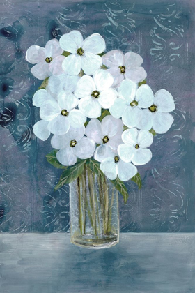 Picture of WHITE FLORAL BLUES