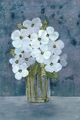 Picture of WHITE FLORAL BLUES 2