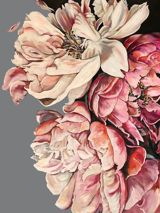 Picture of PEONIES WITH GREY