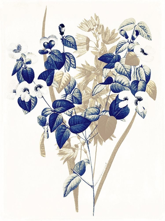 Picture of INDIGO FLOWERS FOUR