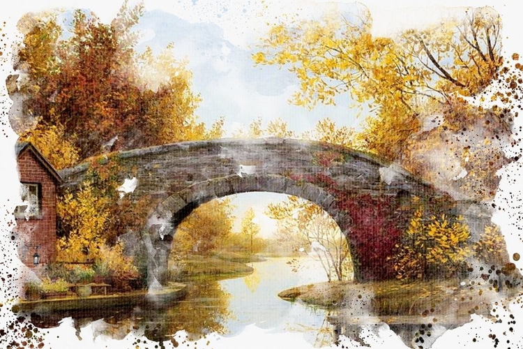 Picture of AUTUMN BRIDGE