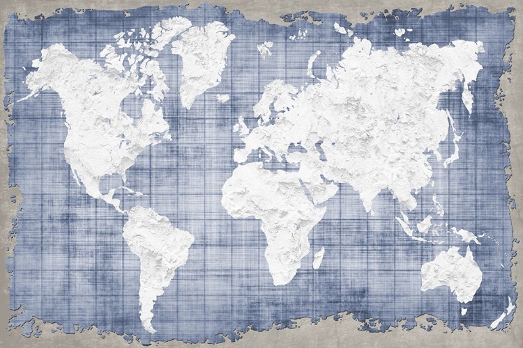 Picture of BLUE WORLD MAP