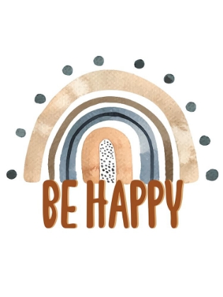 Picture of BE HAPPY RAINBOW