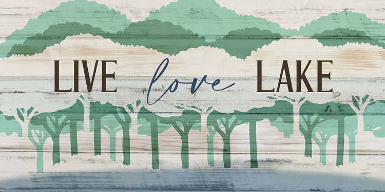 Picture of LIVE LOVE LAKE PANEL