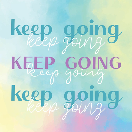 Picture of KEEP GOING WATERCOLOR