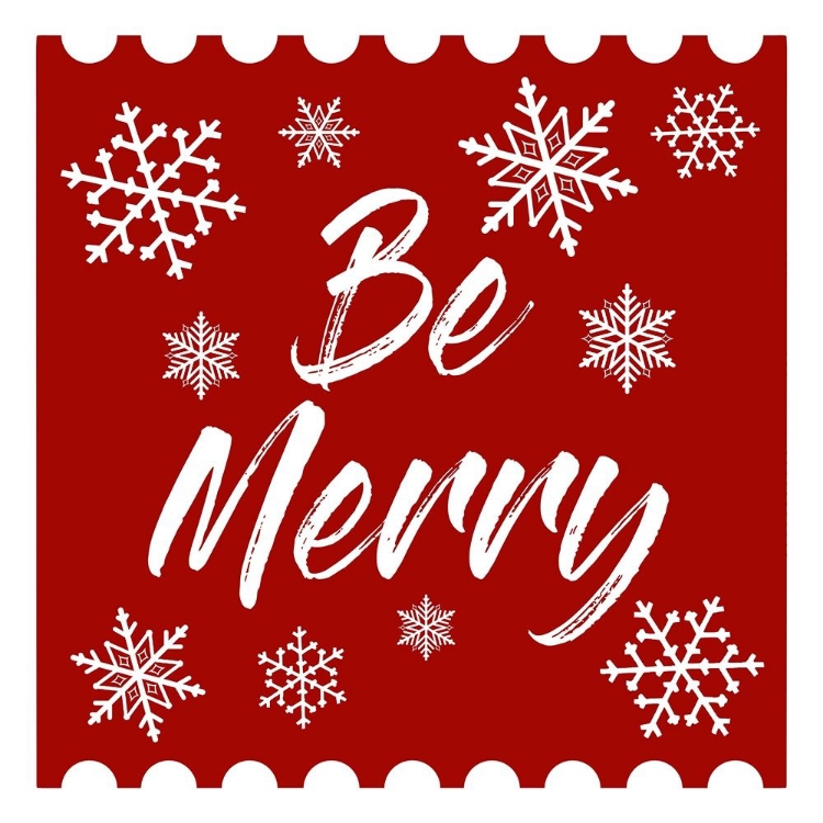 Picture of BE MERRY STAMP