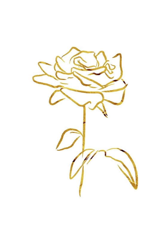 Picture of SIMPLE GOLD FLOWERS 1