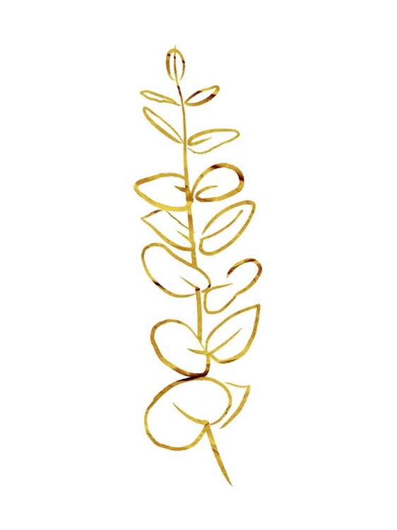 Picture of SIMPLE GOLD FLOWERS 3