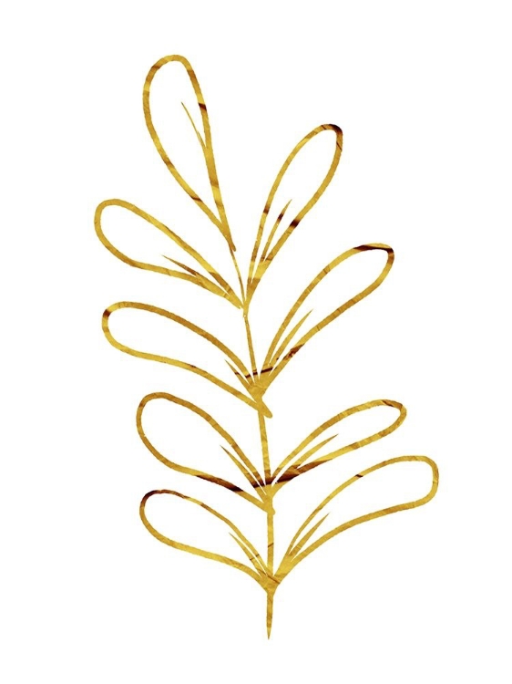 Picture of SIMPLE GOLD FLOWERS 4