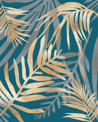 Picture of GLAM LEAVES TEAL