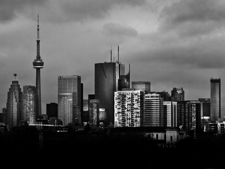 Picture of TORONTO SKYLINE FROM THE PAPE BRIDGE NO 3