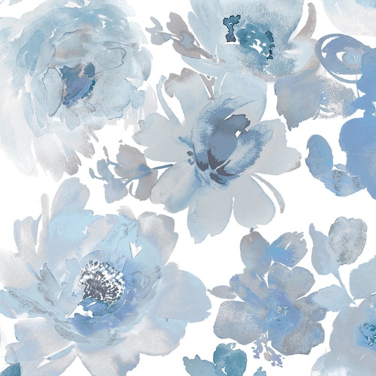 Picture of SPRINGTIME BLUE AND SILVER II