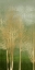 Picture of GOLD TREES ON GREEN PANEL I