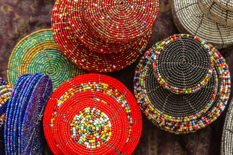 Picture of AFRICA-TANZANIA DISPLAY OF MAASAI BEAD CRAFTS 