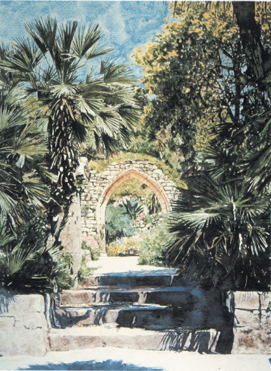 Picture of ARCH AND PALMS