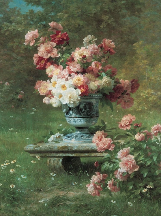 Picture of PEONIES IN URN