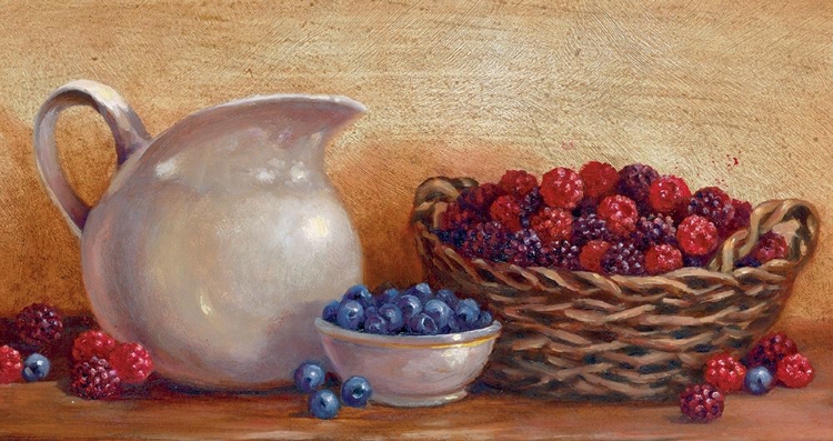 Picture of PITCHER AND BERRIES