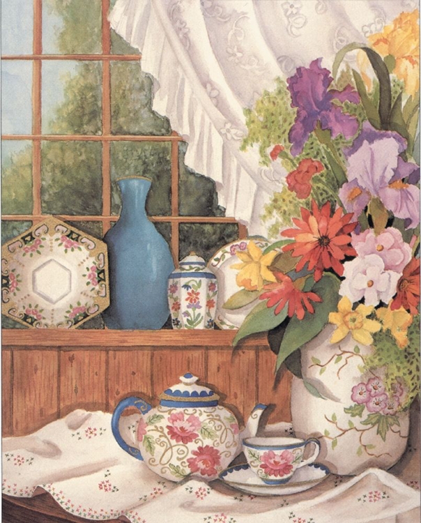 Picture of FLOWERS BY THE WINDOW