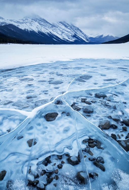 Picture of CANADA-ALBERTA-CANMORE-SPRAY VALLEY PROVINCIAL PARK-DAWN AT SPRAY LAKES