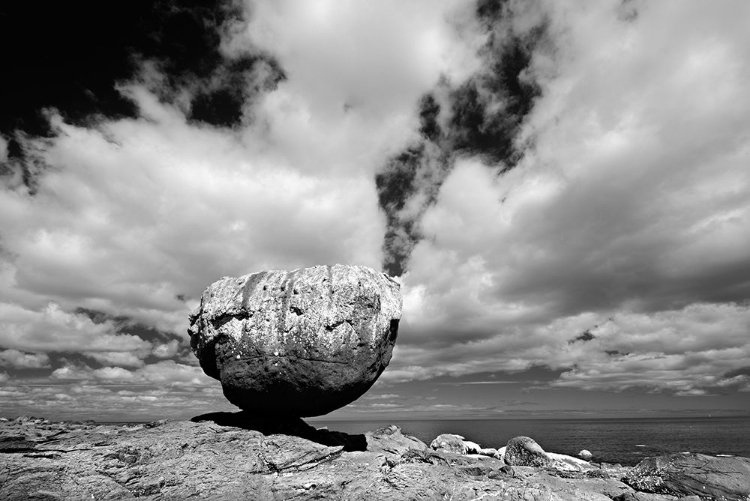 Picture of CANADA-BRITISH COLUMBIA-HAIDA GWAII BALANCE ROCK ON GRAHAM ISLAND