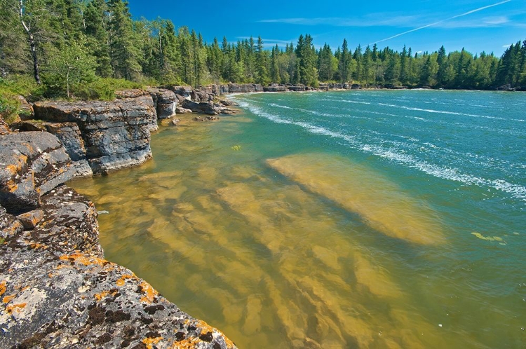 Picture of CANADA-MANITOBA-WANLESS ROCKY LAKE SHORELINE