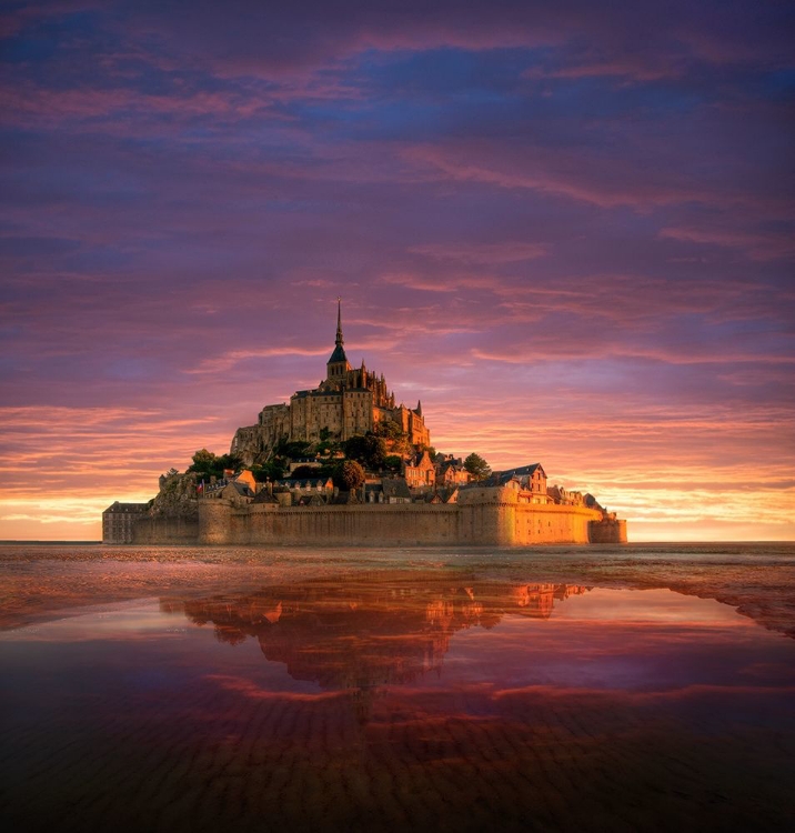 Picture of MONT SAINT-MICHEL ON THE NORMANDY COAST OF FRANCE