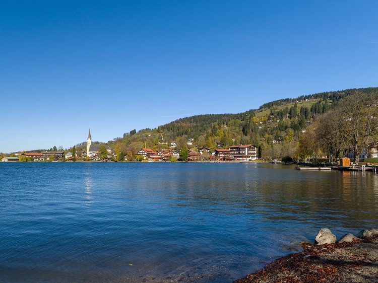 Picture of LAKE AND VILLAGE SCHLIERSEE IN THE BAVARIAN ALPS-BAVARIA-GERMANY