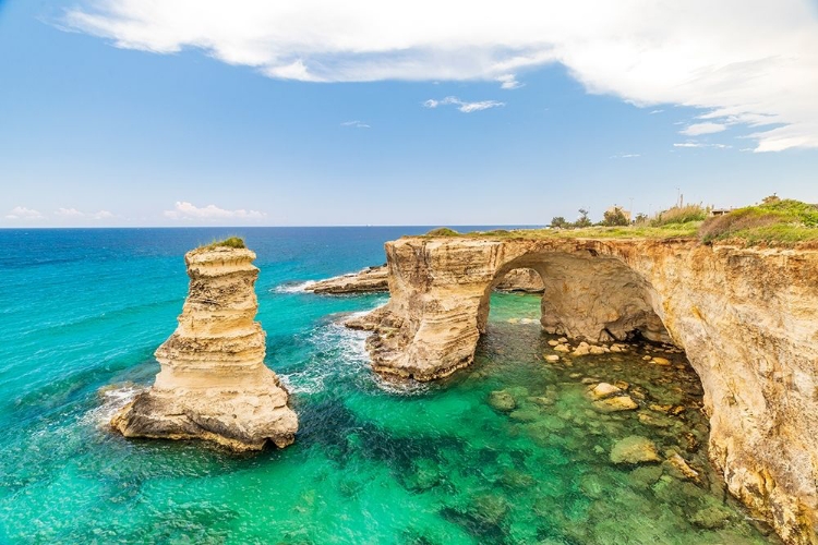 Picture of ITALY-APULIA-PROVINCE OF LECCE-MELENDUGNO THE FARAGLIONI OF TORRE SANTANDREA